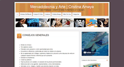 Desktop Screenshot of cristinaamaya.com